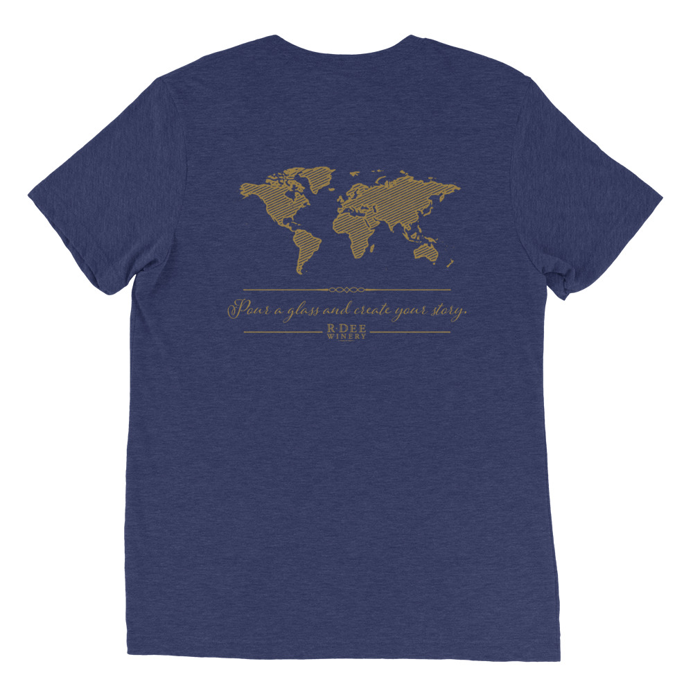 R Dee Winery blue t-shirt - back