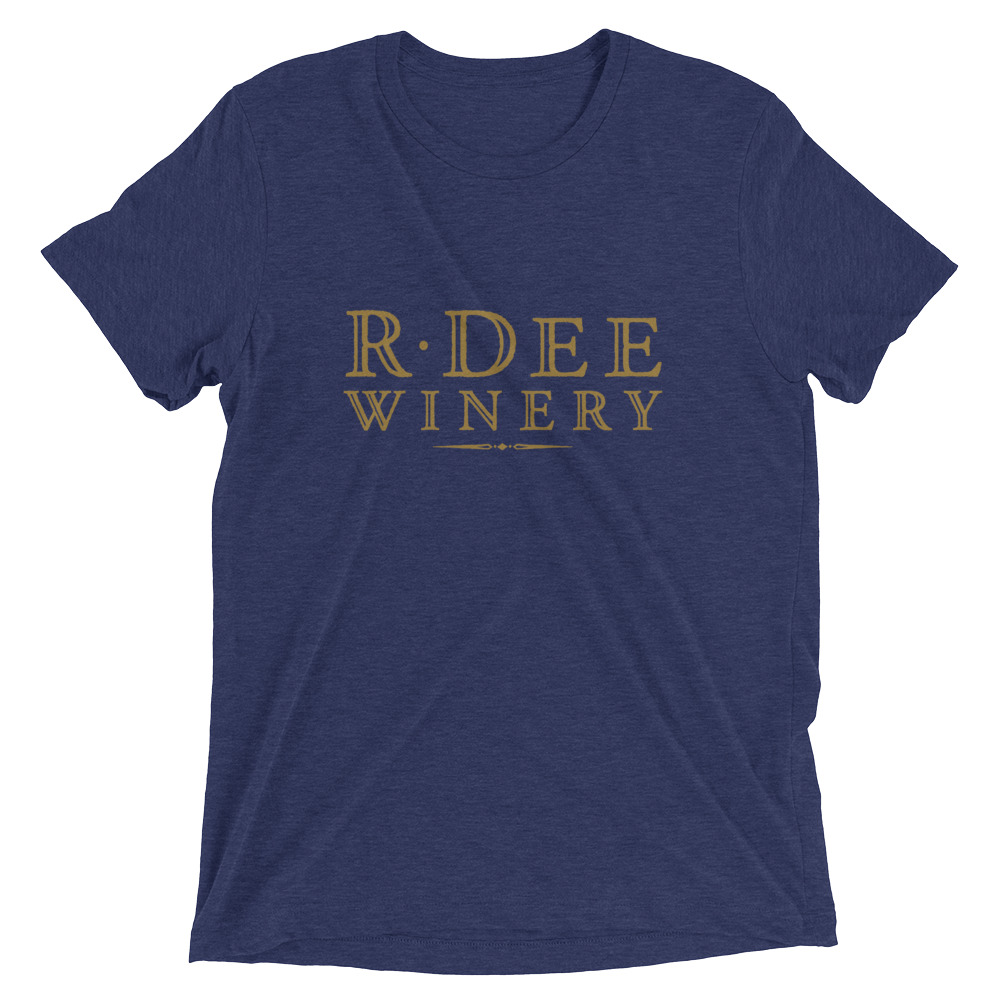 R Dee Winery blue t-shirt - front 