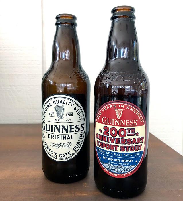 Guinness Original and 200th American Anniversary Edition