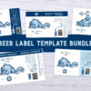 Beer Label Template Bundle 16oz / 1 Pint Aluminum Can