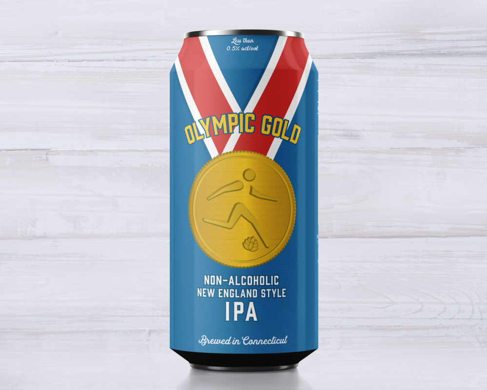 Olympic Gold Non-Alcoholic Beer - NEIPA