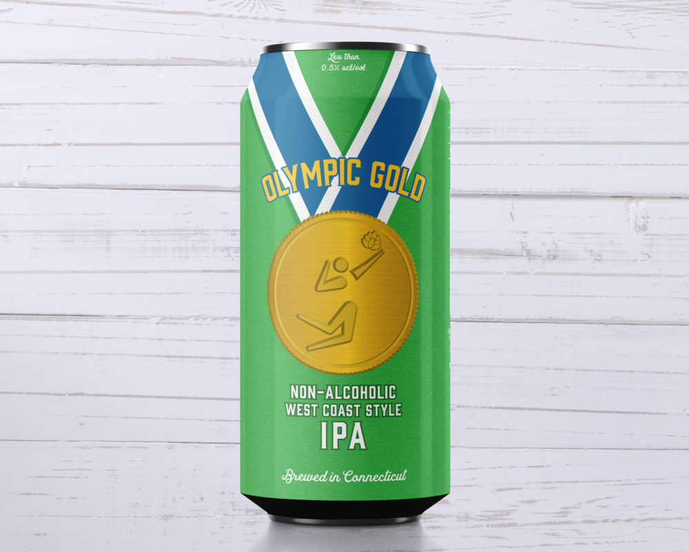 Olympic Gold Non-Alcoholic Beer - West Coast IPA